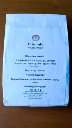 Citromfű levél (Melissae folium)